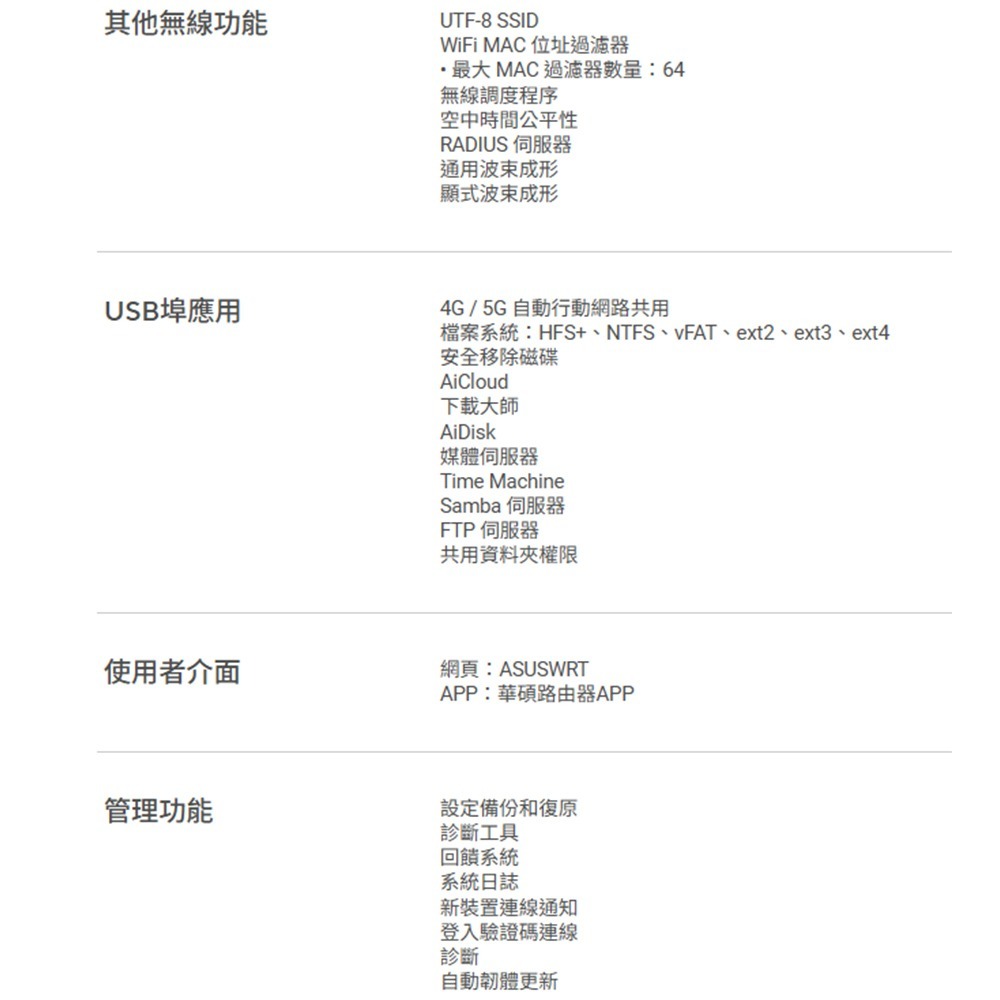 昌運監視器 ASUS華碩 RT-BE82U WIFI 7 BE6500 雙頻路由器-細節圖7