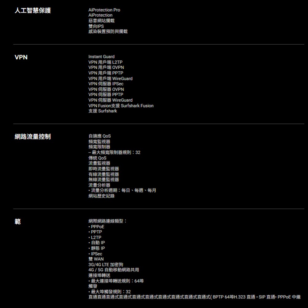 昌運監視器 ASUS華碩 RT-BE92U BE9700 三頻 10G port WiFi 7 路由器 分享器-細節圖5