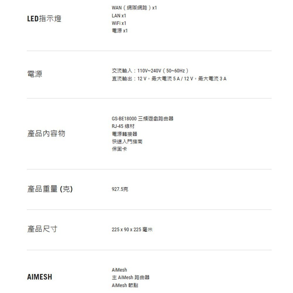 昌運監視器 ASUS華碩 ROG STRIX GS-BE18000 WiFi 7 AiMesh 三頻電競路由器-細節圖8