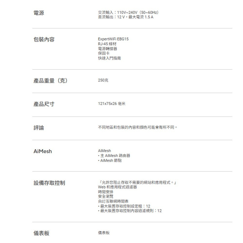 昌運監視器 ASUS華碩 EBG15 Gigabit VPN 有線路由器-細節圖3