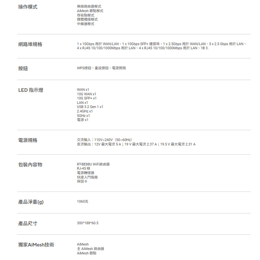 昌運監視器 ASUS華碩 RT-BE88U BE7200 雙頻WiFi 7 AiMesh 可擴充路由器-細節圖3
