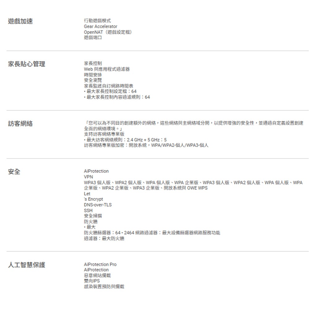 昌運監視器 ASUS華碩 RT-BE88U BE7200 雙頻WiFi 7 AiMesh 可擴充路由器-細節圖4