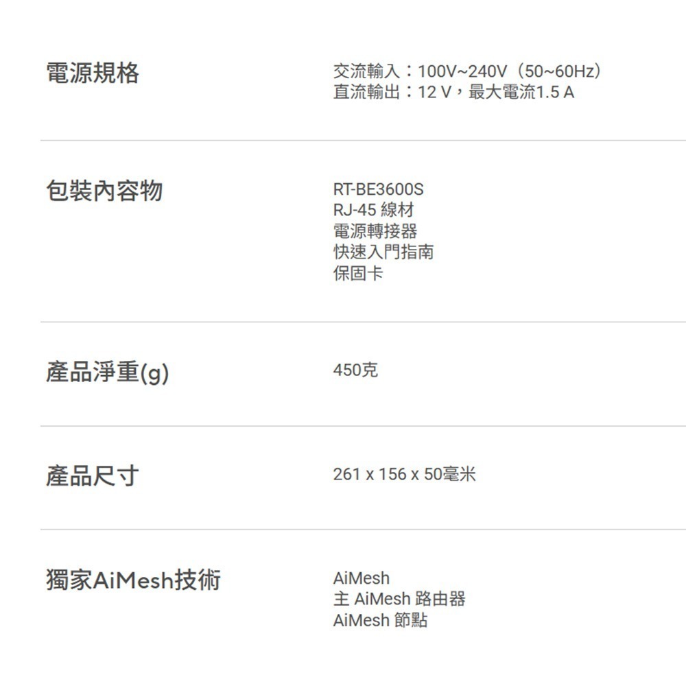 昌運監視器 ASUS華碩 RT-BE3600S BE3600 WiFi 7 AiMesh 可擴充路由器-細節圖8