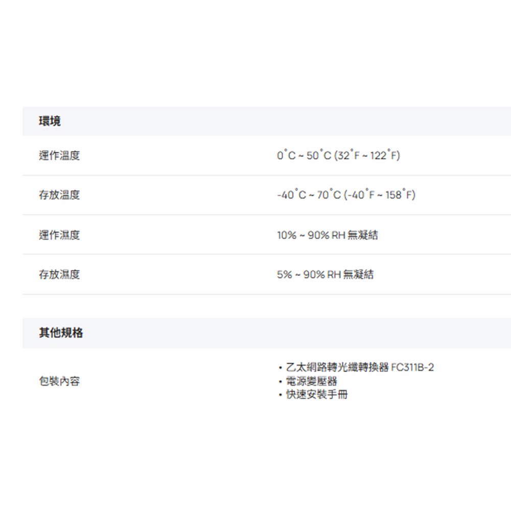 TP-LINK 昌運監視器 FC311B-2 Omada Gigabit WDM 乙太網路轉光纖轉換器(單模單芯)-細節圖3