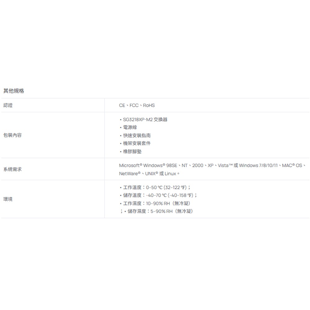 TP-LINK 昌運監視器SG3218XP-M2 Omada 16埠2.5G 2埠10GE SFP+L2+管理型交換器-細節圖8