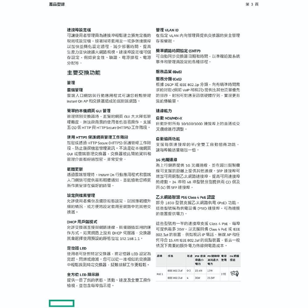 昌運監視器Aruba HPE Instant On 1830 8G 65W Switch 8埠網路交換器(JL811A)-細節圖5
