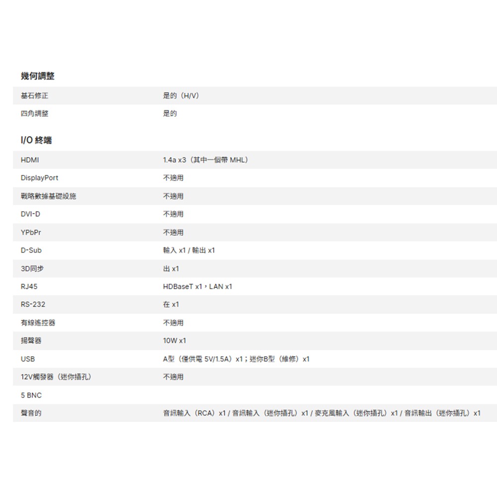 昌運監視器 VIVITEK DU3661Z 體積輕薄 會議室專用雷射投影機-細節圖4