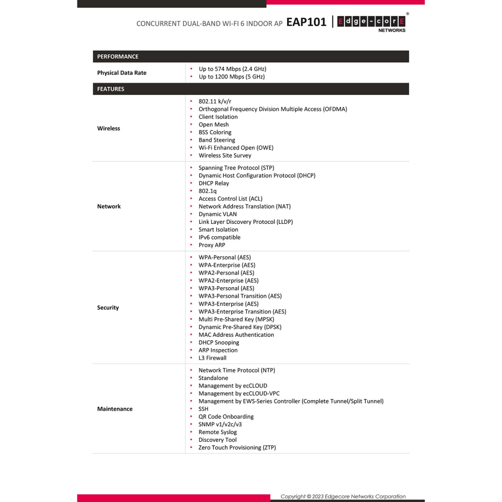 昌運監視器 Edge-corE Edgecore EAP101 無線基地台 2.4GHz和5GHz雙頻並發-細節圖5