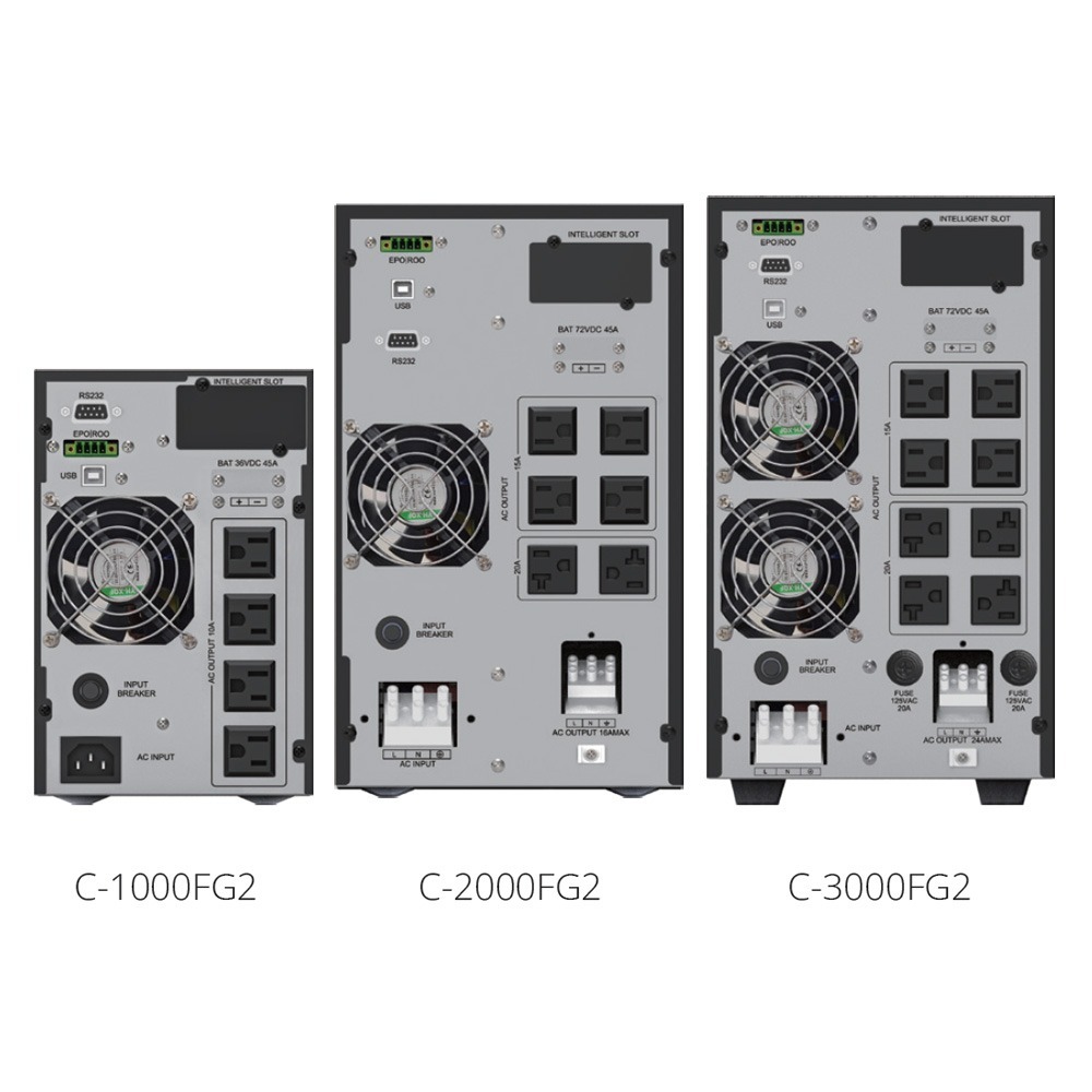 昌運監視器 Eaton伊頓飛瑞 C-2000FG2 (C2000FG2) 在線式 2KVA 110V UPS 不斷電系統-細節圖3