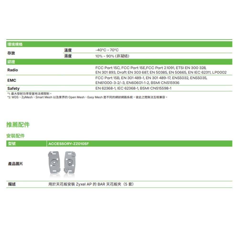 昌運監視器 ZYXEL 合勤 NWA50BE BE5100 四串流 WiFi 7 雙頻無線基地台-細節圖6