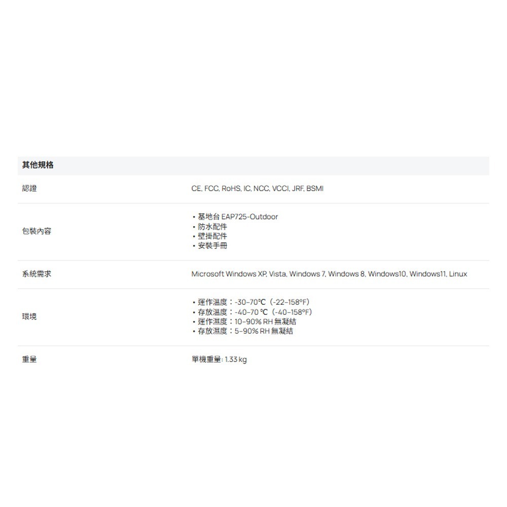 昌運監視器TP-LINK EAP725-Outdoor Omada BE5000戶外/室內Wi-Fi7無線基地台來電洽詢-細節圖5