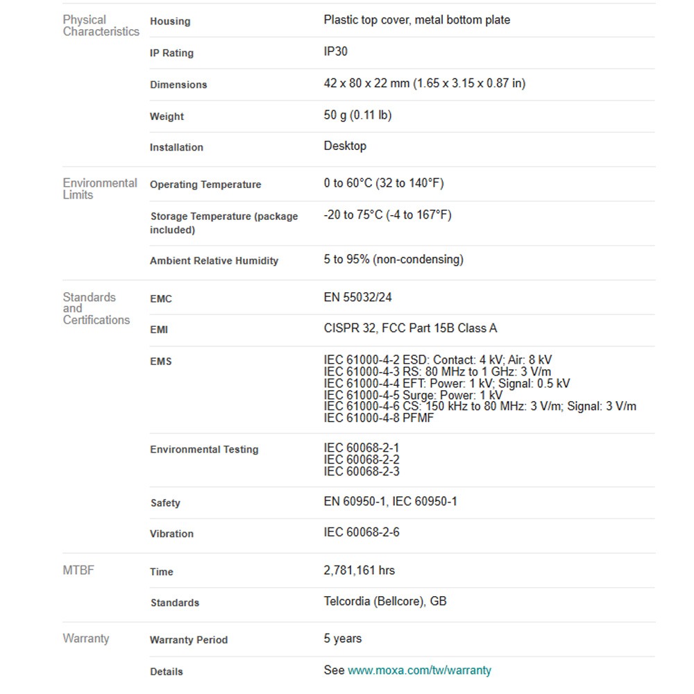 昌運監視器 MOXA TCC-80I 連接埠供電的 RS-232 轉 RS-422/485 轉換器-細節圖3