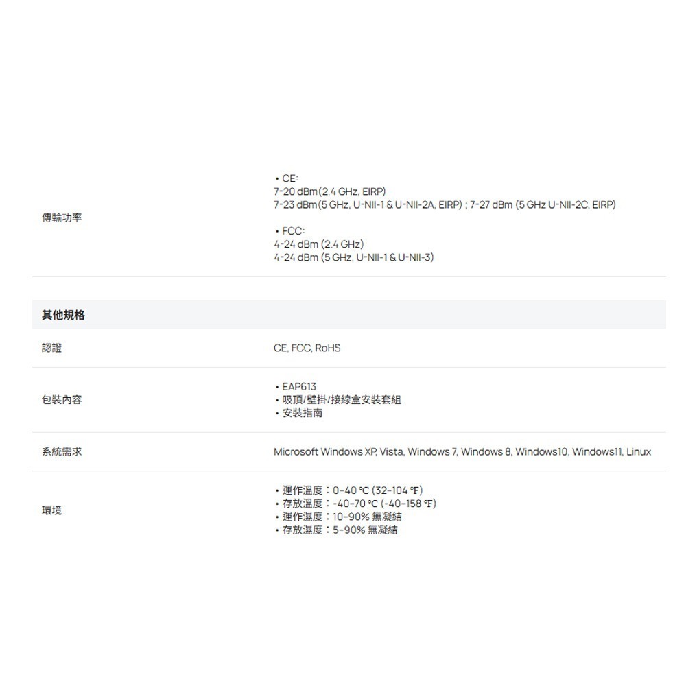 TP-LINK EAP613 AX1800 吸頂式 WiFi 6 無線基地台 昌運監視器-細節圖5