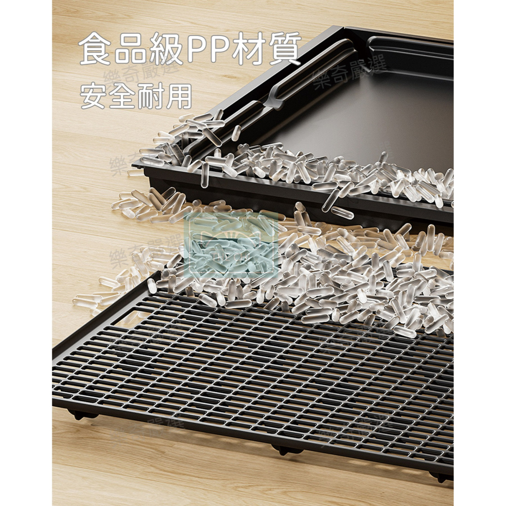 拼接貓砂踏板 減少貓砂帶出 貓砂不外漏 分離式設計方便清洗 貓砂墊 狗廁所-細節圖5