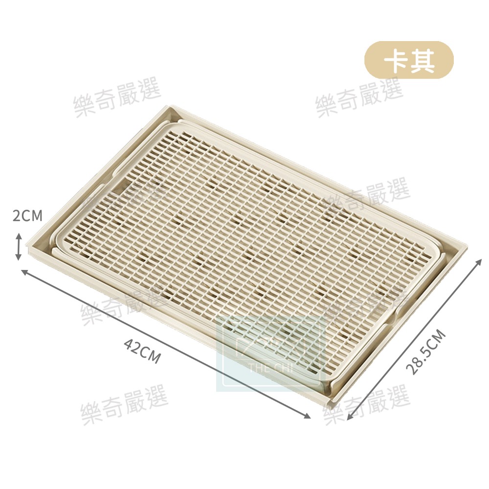拼接貓砂踏板 減少貓砂帶出 貓砂不外漏 分離式設計方便清洗 貓砂墊 狗廁所-規格圖11
