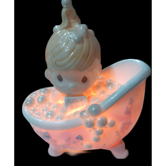 二手美國水滴娃娃小夜燈 專櫃品 功能正常 夜燈擺飾（高雄可自取）-細節圖4