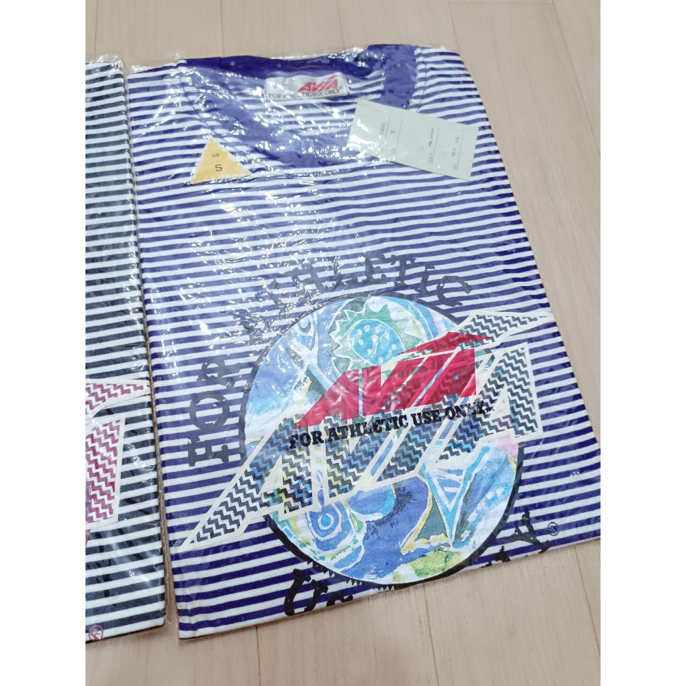 全新久放 絕版 AVIA 復古運動上衣 100%純棉 S/M 多尺寸（3件出清）-細節圖4