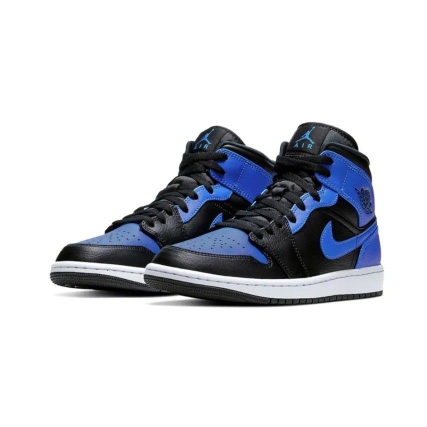 S·Y】預購Air Jordan 1 Mid 黑藍554724-077 - 【S·Y】選貨店