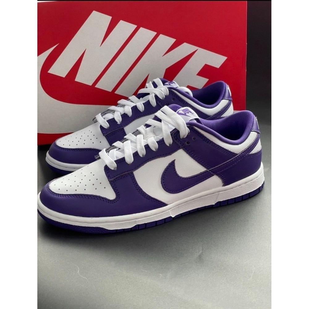 【SY】預購Nike Dunk Low Court Purple 白紫DD1391-104-細節圖2