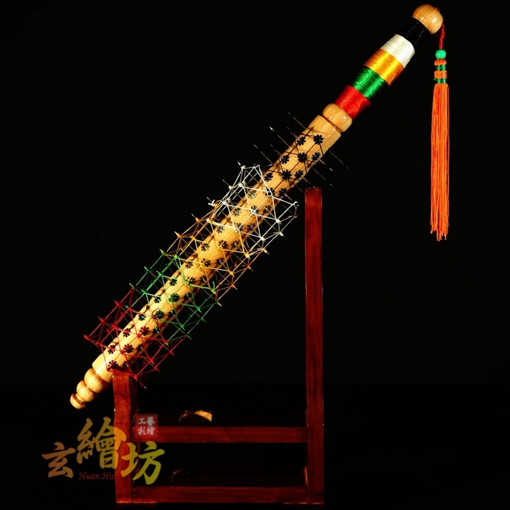 [玄繪藝術彩繪坊]釘棍-乩身五寶兵器-規格圖6