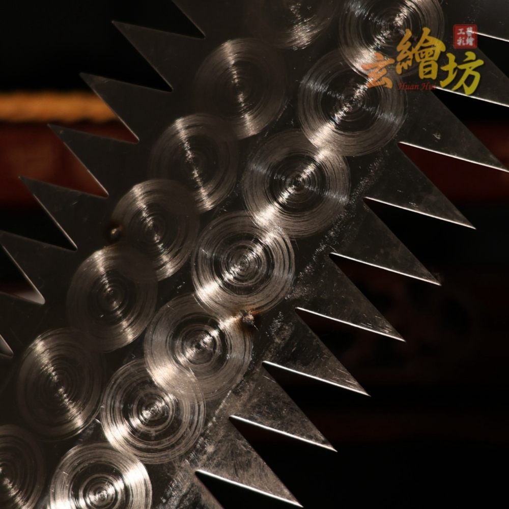 [玄繪藝術彩繪坊]鯊魚劍-乩身五寶兵器-細節圖2