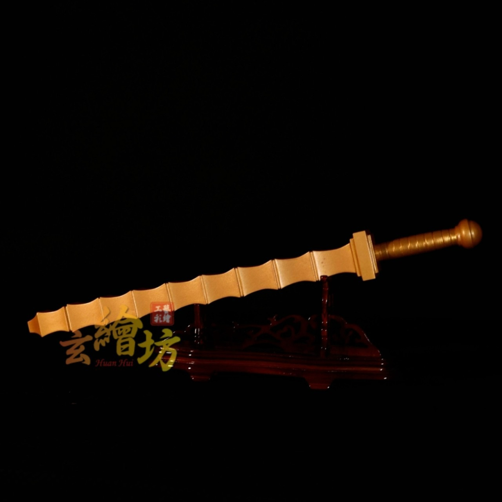 [玄繪藝術彩繪坊]九節鞭（方形）-細節圖3