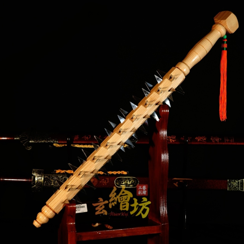 [玄繪藝術彩繪坊]角棍-乩身五寶兵器-細節圖10