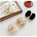 J&C 秋冬高級感  高馬尾 固定神器 毛球髮夾-規格圖7