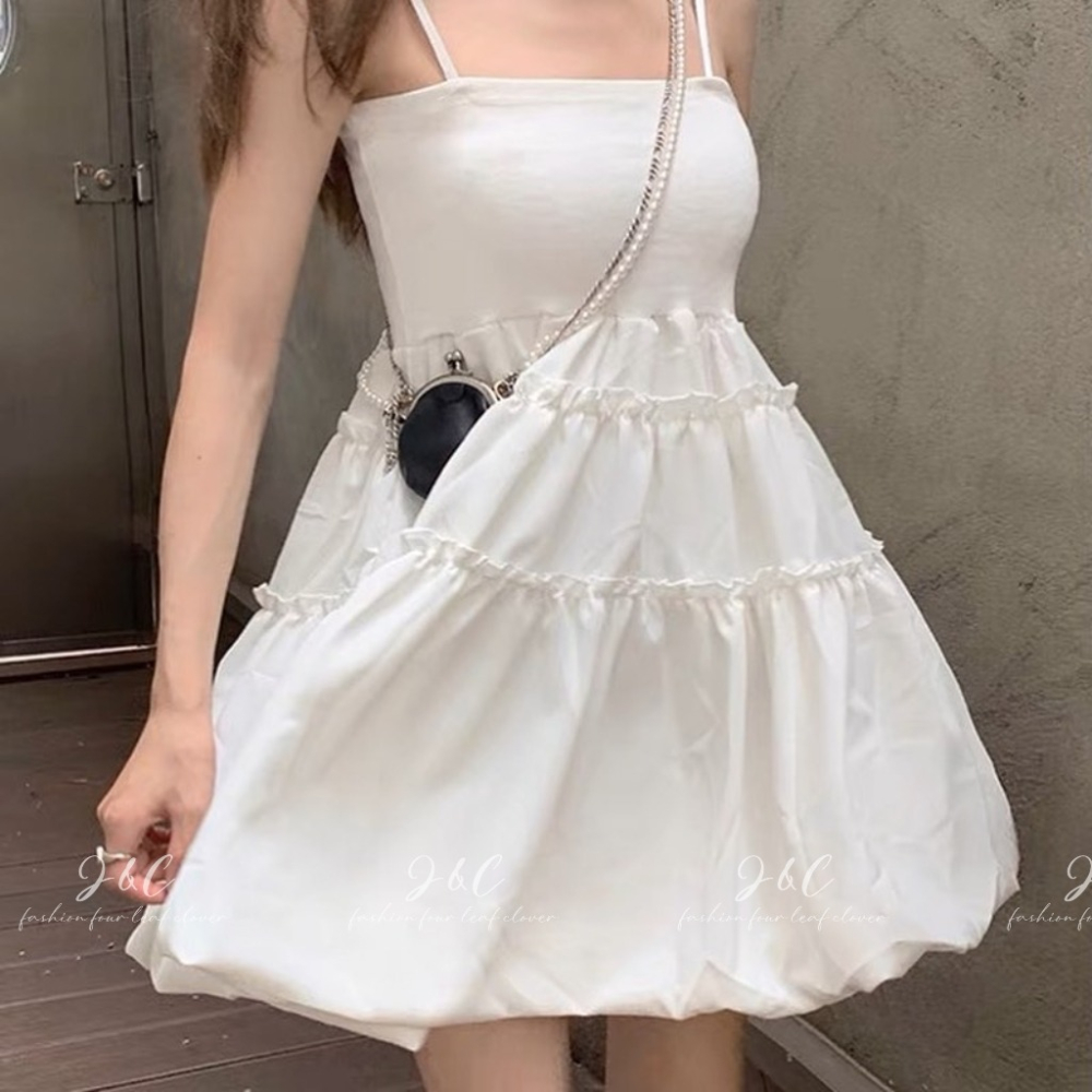 J&C 👗法式細肩澎澎裙洋裝👗-細節圖2