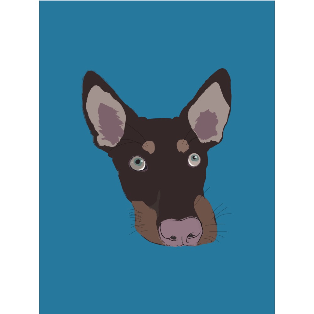 ｜腦內啡 加工廠｜似顏繪·寵物·狗家人·貓家人·和家人客製畫·桌布·無臉畫·明信片·無框畫·情人節·生日節·聖誕節 禮物-細節圖2