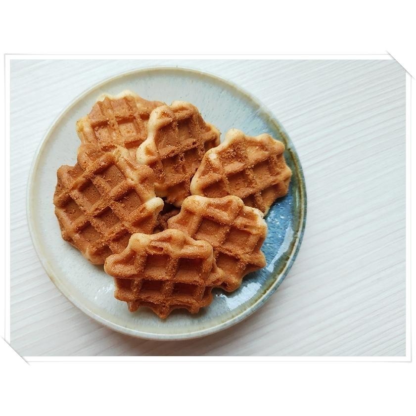 牛奶鬆餅【強森先生】比利時經典薄烤 口感酥鬆 格子造型-細節圖2