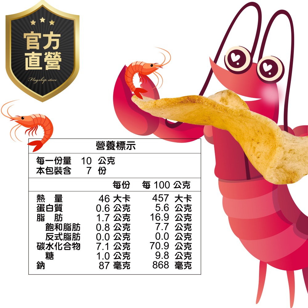 [強森先生] 大巴掌蝦餅 豪邁＂尚＂大片 新鮮海味 酥脆可口-細節圖4