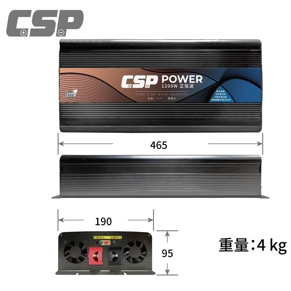 ES-1200- 1200W電源轉換器+ UXC100S-100A-儲能機【CSP】inverter→送安德森轉接頭-細節圖6