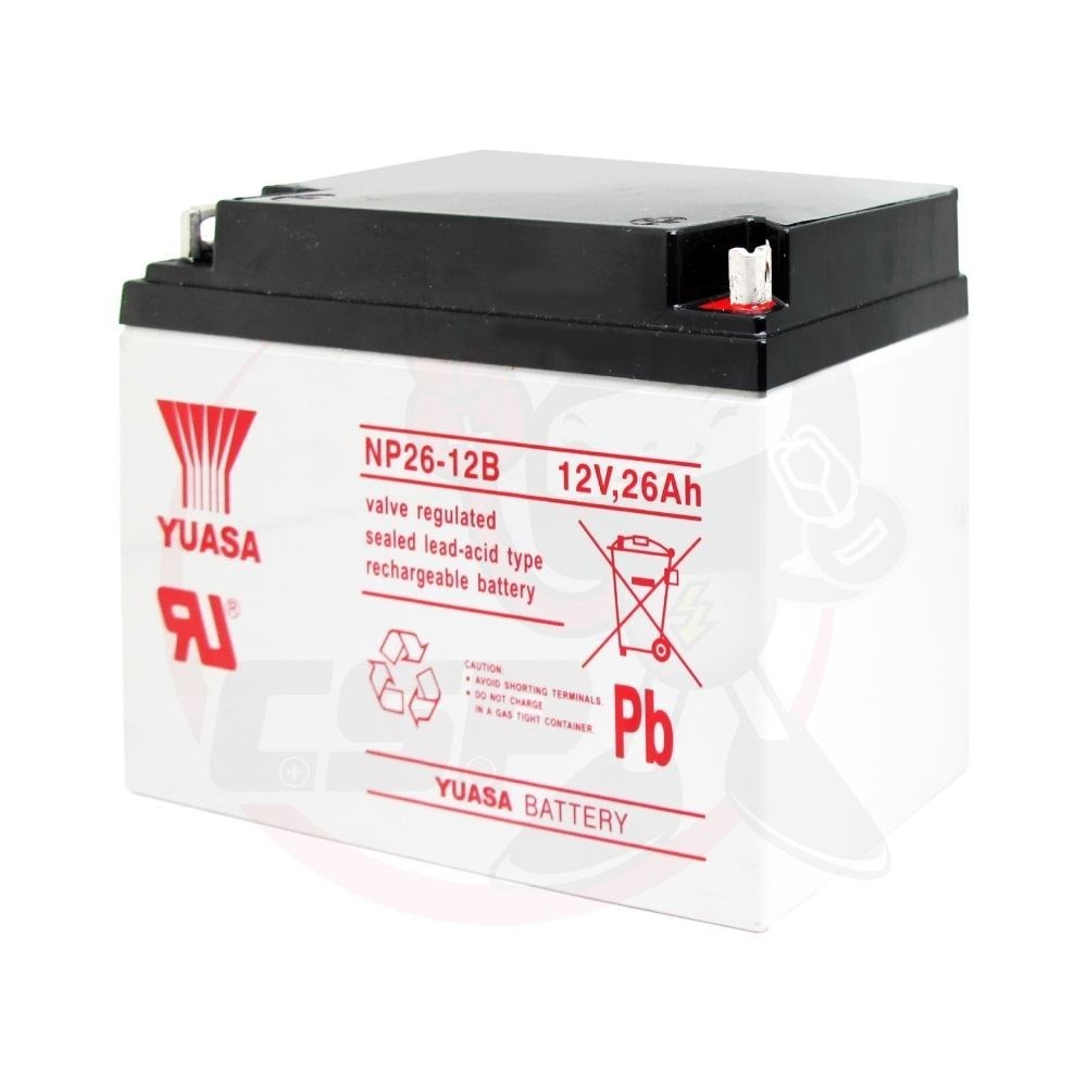 YUASA NP26-12B鉛酸電池12V26Ah ~通信系統 POS系統機器 UPS不斷電系統 吸塵器 測定機器-細節圖7