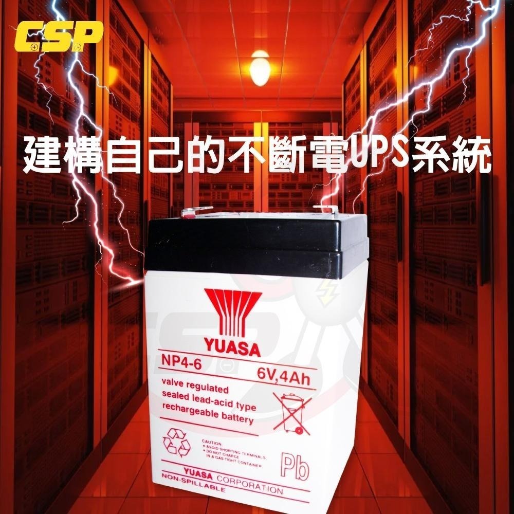 YUASA NP4-6 (20顆/箱) (6V4AH) 童車電池兒童玩具車電池更換.團媽一起合購20各團購價格-細節圖8