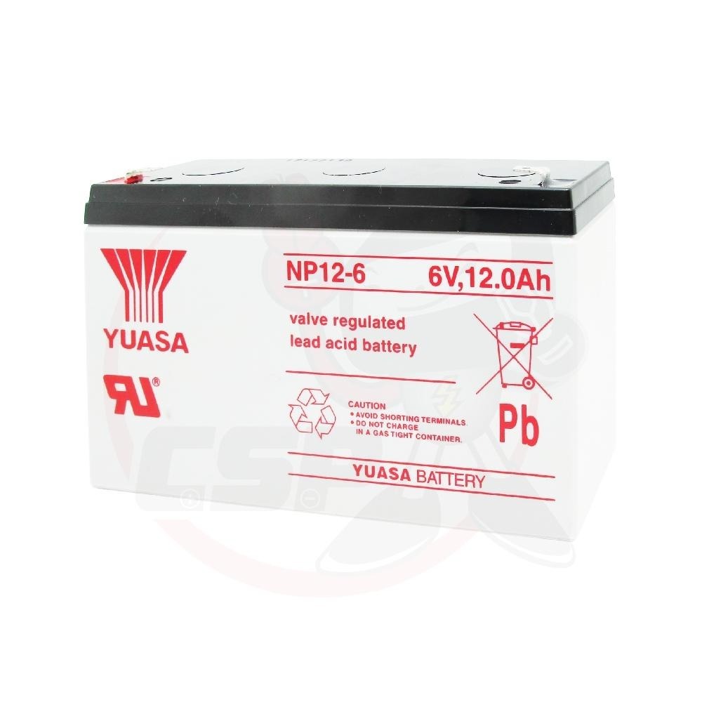 兒童電動玩具車充電器 電池 6V12Ah+6V2A充電器組 YUASA NP12-6+6V2A充電器 兒童超跑-細節圖8