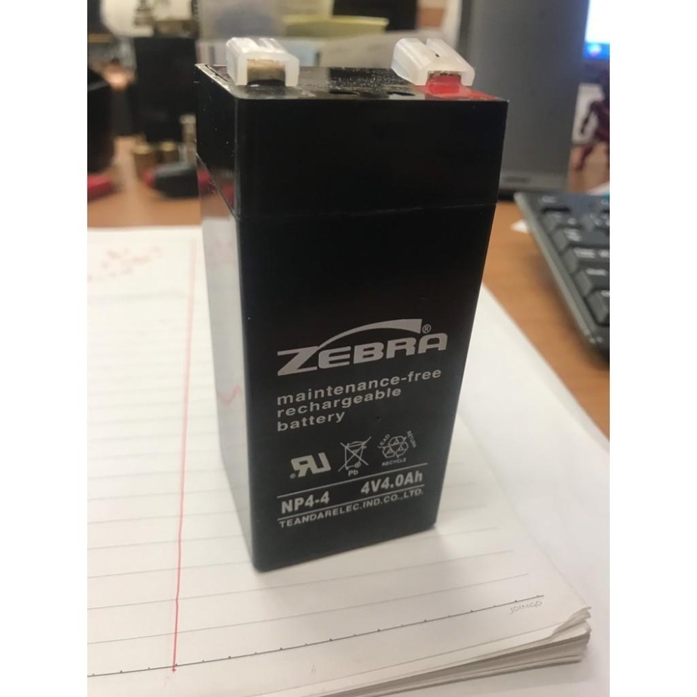 ZEBRA NP4-4 現貨 電子秤電池 4V4ah 蓄電池 電池 電瓶鉛酸電池-細節圖2