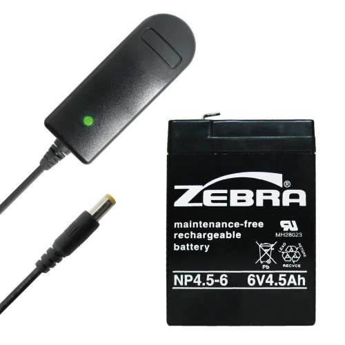 全新現貨 ZEBRA NP4.5-6+6V1A充電器 (DC頭) 安規認證 鉛酸電池充電 電動車 玩具車
