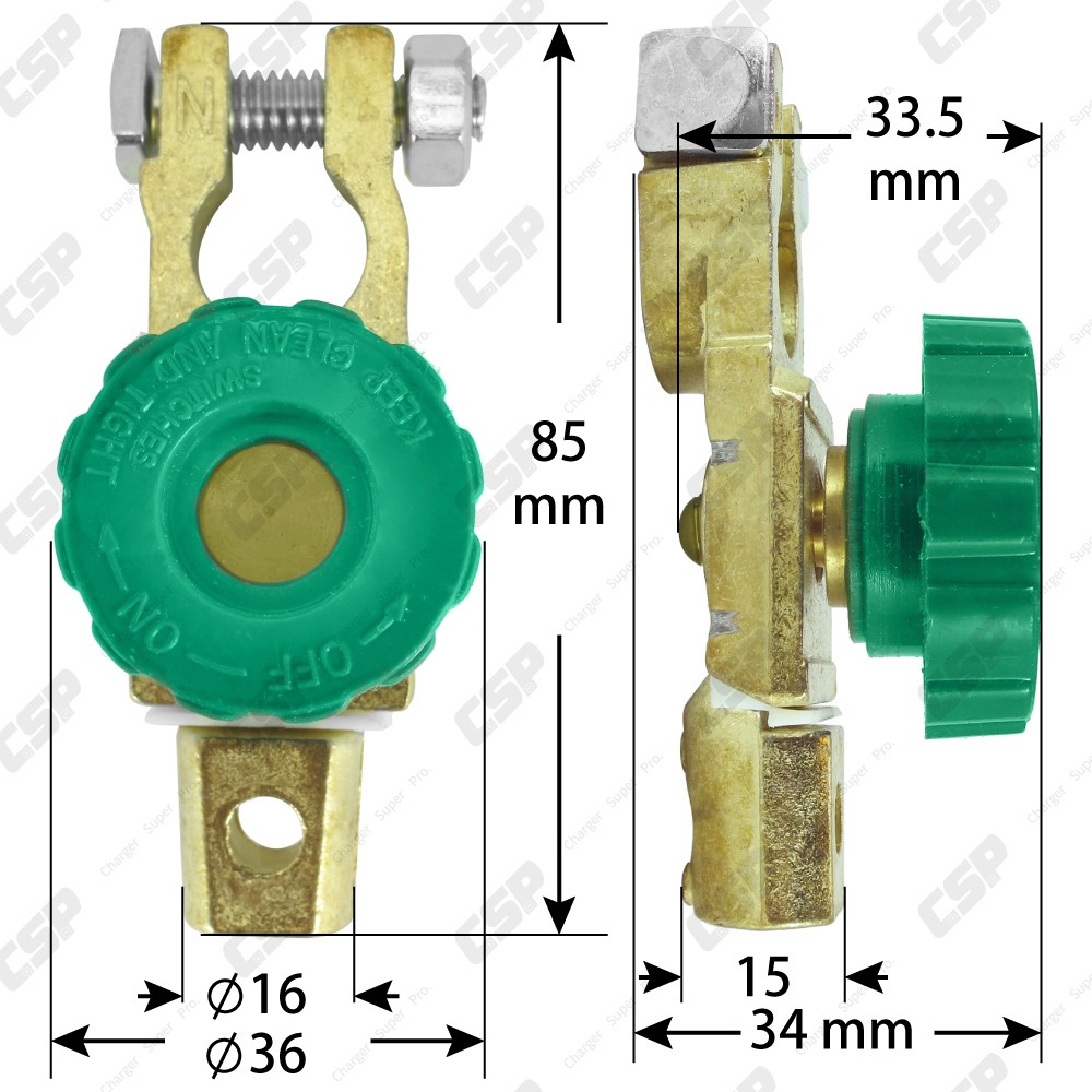 【CSP】斷電頭 汽車斷電頭 汽車電瓶斷電器 斷電開關 汽車電瓶斷電器 電瓶斷電開關 電源開關 斷電 防盜-細節圖4