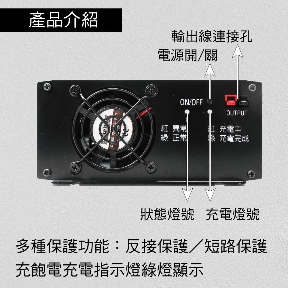 12V20A電瓶充電器,電池,深循環電池,充電機,免維護電池,AGM電池,智慧型充電器,SW300全自動-細節圖2