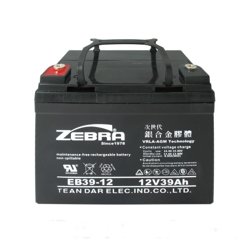 ZEBRA 電動機車電池EB39-12膠體電池12V39Ah 電動自行車 代步車 輔助車 電池更換 電池DIY