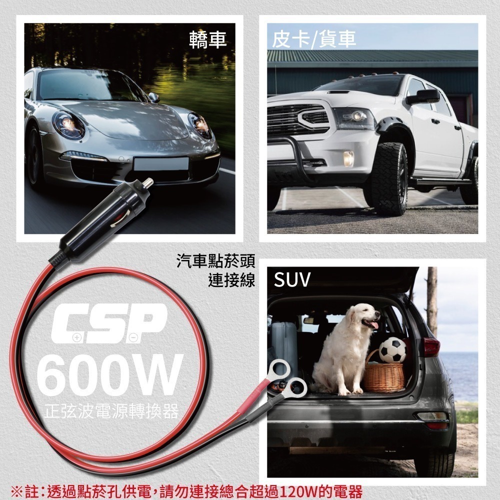 行動辦公室的未來 深循環電池UXC50與600W電源轉換器的巧妙搭配 PD-600W & UXC50 純正弦波-細節圖5