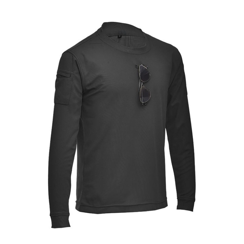 【黃道宙域】夏季 排汗運動上衣 排汗 t恤 速乾衣 吸溼排汗衣 訓練上衣 男生 t恤長袖t恤 男生運動長袖t恤 運動排汗-細節圖4