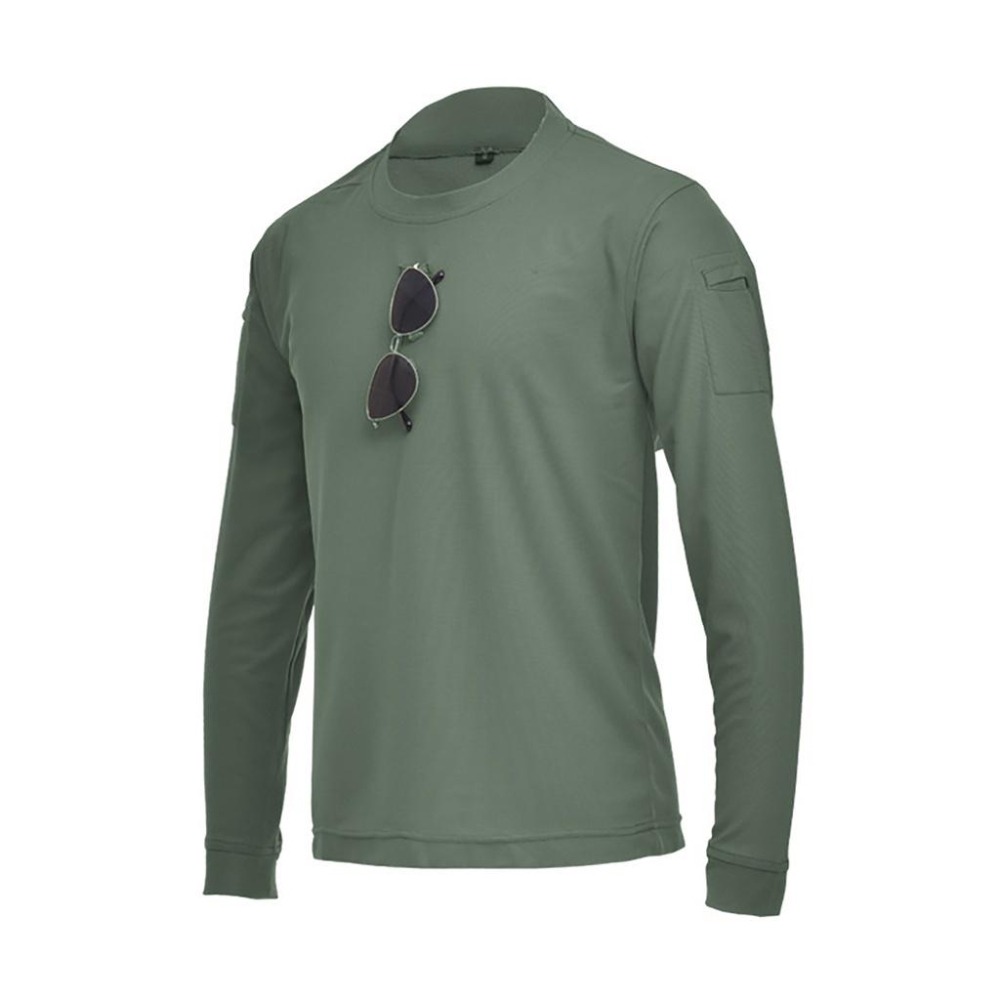 【黃道宙域】夏季 排汗運動上衣 排汗 t恤 速乾衣 吸溼排汗衣 訓練上衣 男生 t恤長袖t恤 男生運動長袖t恤 運動排汗-細節圖6