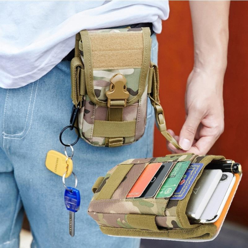 【黃道宙域】戰術 Molle 手機皮套戶外腰帶腰包實用背心卡包迷你多功能旅行包包 EDC包