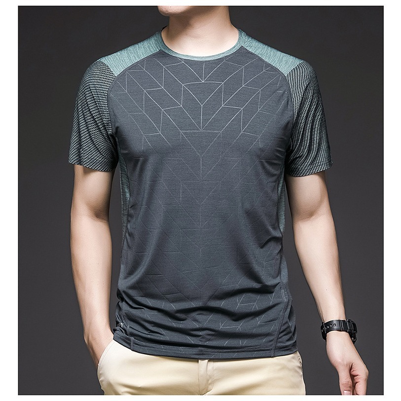 【黃道宙域】男生短袖 T恤 男生上衣 運動上衣 薄款速乾 舒適上衣 運動T恤 排汗 訓練 機能上衣 運動衣物-細節圖3