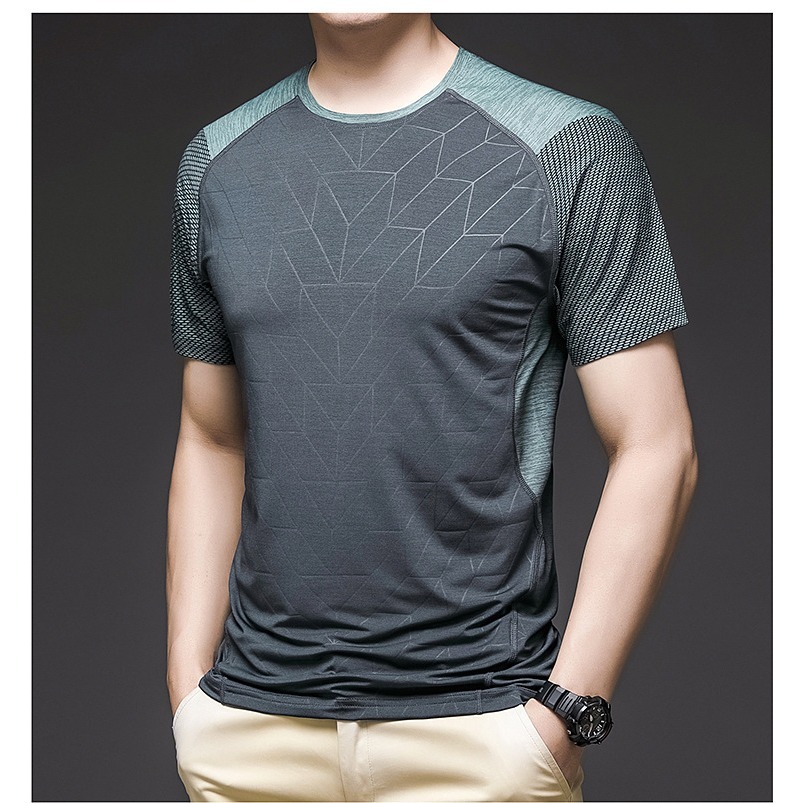 【黃道宙域】男生短袖 T恤 男生上衣 運動上衣 薄款速乾 舒適上衣 運動T恤 排汗 訓練 機能上衣 運動衣物-細節圖4