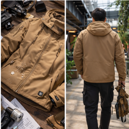 【ROWAN】戰術級機能防潑水連帽外套｜城市戶外工裝風 軟殼 衝鋒衣 軍事迷 防風防雨 機能 裝備 保暖 迷彩 服飾-細節圖3