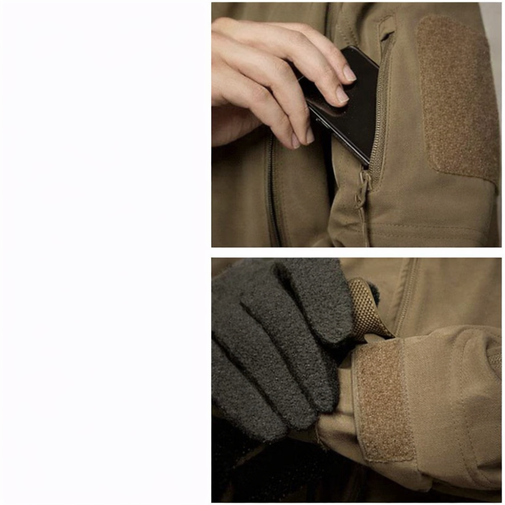 【ROWAN】戰術級機能防潑水連帽外套｜城市戶外工裝風 軟殼 衝鋒衣 軍事迷 防風防雨 機能 裝備 保暖 迷彩 服飾-細節圖11