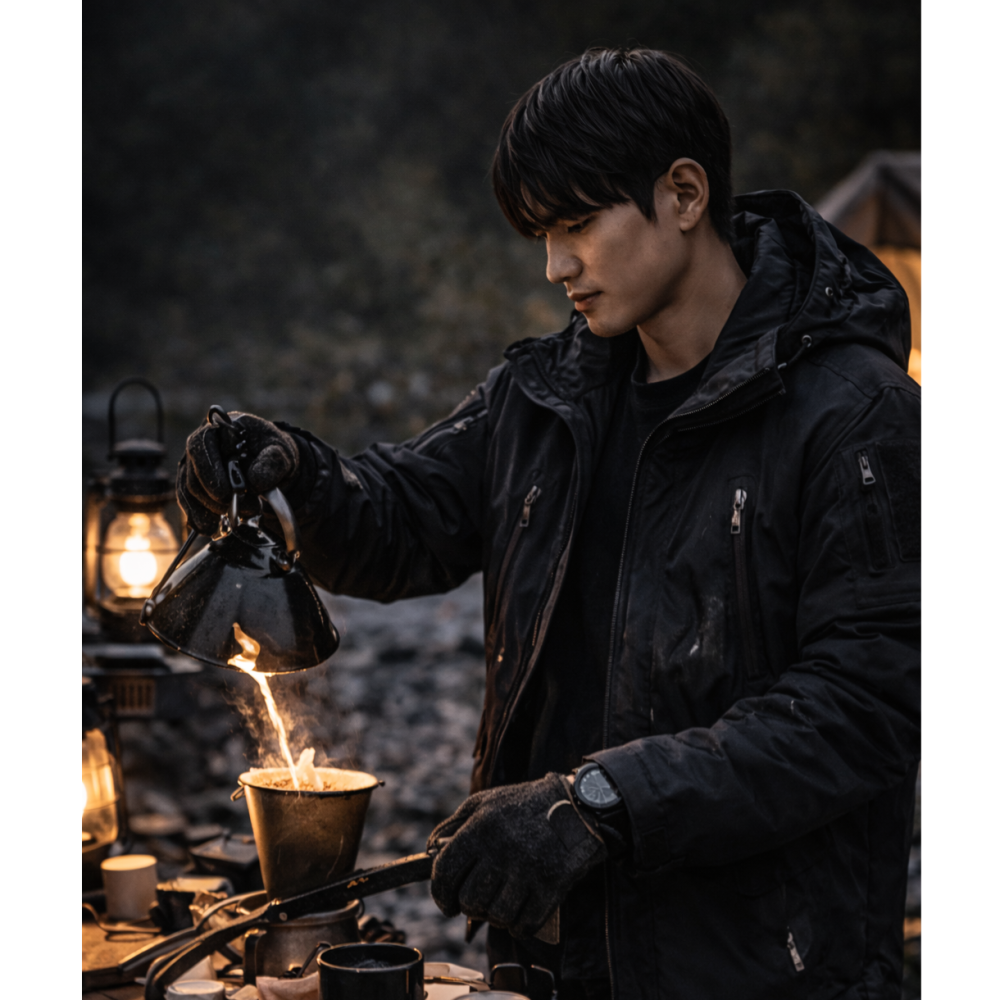 【ROWAN】戰術級機能防潑水連帽外套｜城市戶外工裝風 軟殼 衝鋒衣 軍事迷 防風防雨 機能 裝備 保暖 風衣 服飾-細節圖4